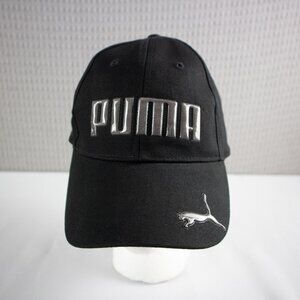 Puma Logo Strapback Hat Black